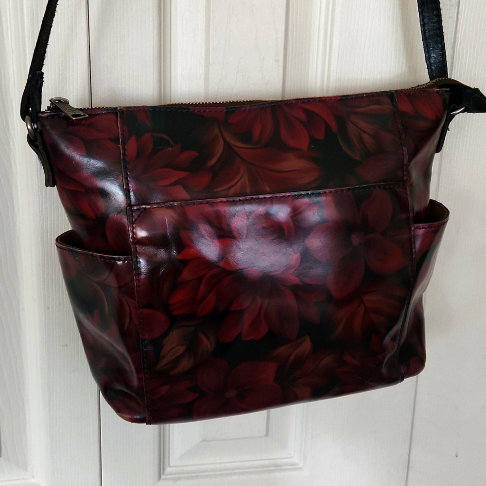 Patricia Nash Aveley Rustic Mums crossbody